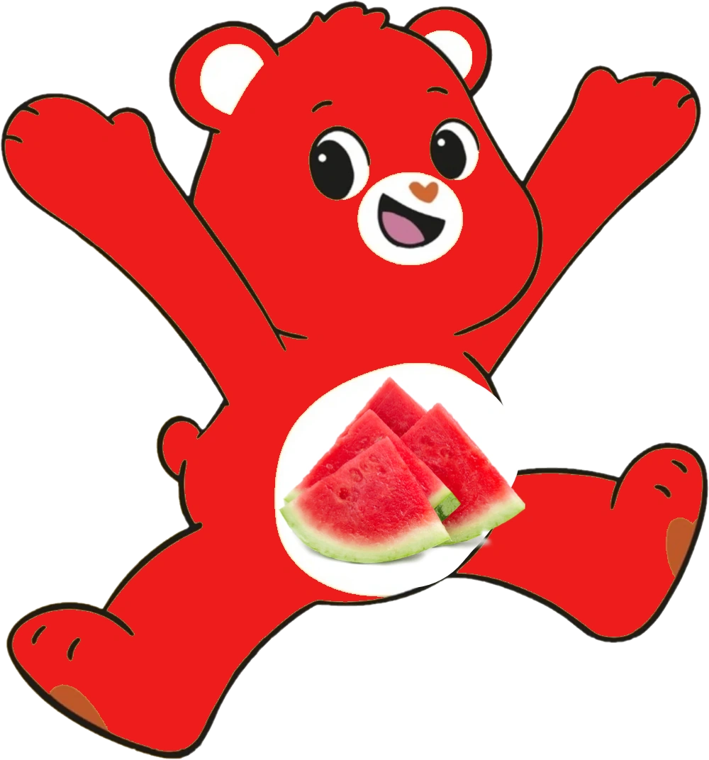Watermelon Bear Care Bears fanon Wiki Fandom