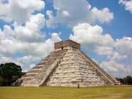 Chichen-Itza-Castillo-Seen-From-East