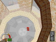 Falling down through the epic marble structure