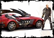 Eagle concept art featuring full-length Max