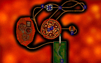 The level's map.