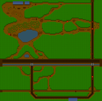 The level's map.