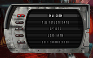 Carmageddon's main menu.