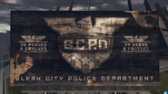 A police billboard in Bleak City from Carmageddon Max Damage.