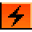 Carmageddon (PlayStation)'s Pedestrian Electro-bastard Ray powerup icon.