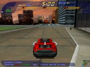 The   can be found near the post at the left.