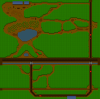 The level's map.
