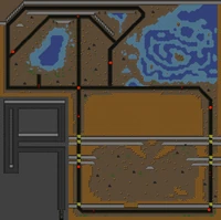 The level's map.