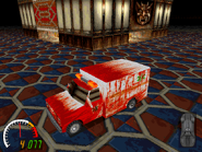 The giant fireplace(s)