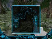 The map when playing as the .