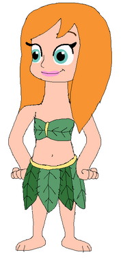 Juvenile Carrie White as a Jungle Girl