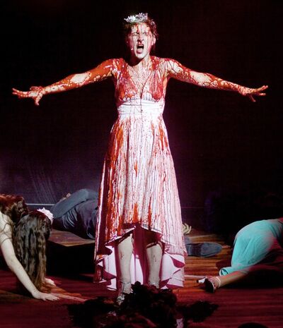 Carrie white prom dress online
