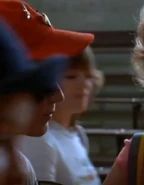 Mary leaving the gym