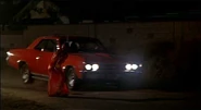 Carrie getting ready to destroy the 1967 Chevelle with Billy and Chris inside