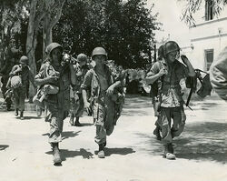 American troops in Brunantstad