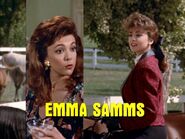 Emma Samms's credit for season 9 and The Reunion