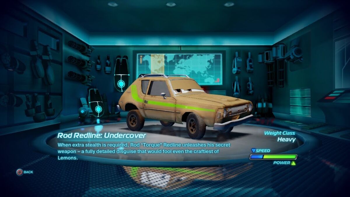 Rod Redline: Undercover | Cars 2: The Video Game Wiki | Fandom