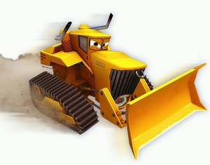 Disney cars bulldozer