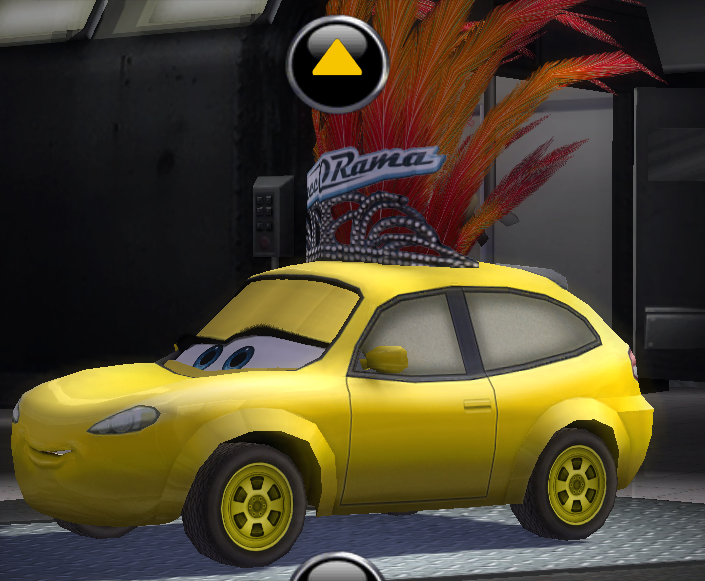 Wii - Cars: Race-O-Rama - Trophy Girl - The Textures Resource