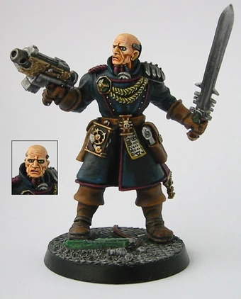 ACIER LÉGION GARDE Impériale 54MM Inquisitor Métal Games Workshop
