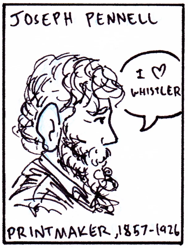 Joseph Pennell Cartoon Art History Wikia Fandom