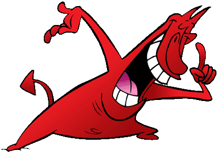 red cartoon network characters