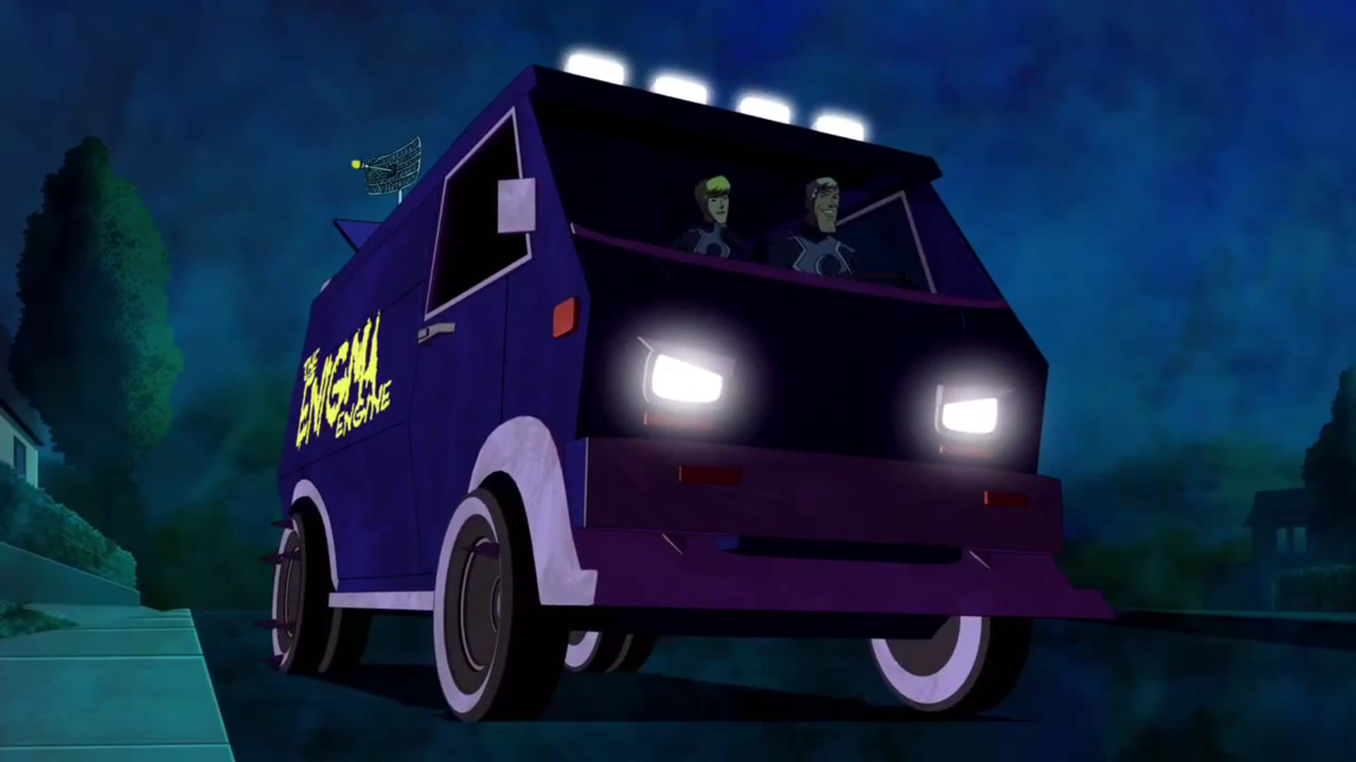 The Enigma Machine is a vehicle on Scooby-Doo! 
