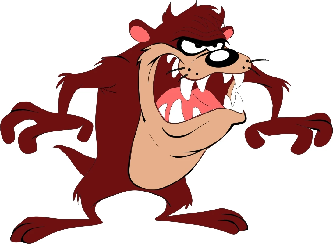 Taz-mania 1991. тасманский дьявол 1991. тасманийский дьявол луни тюнз. тасманиан девил из мультика. тасманский дьявол луни тюнз.