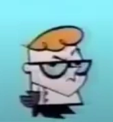 Dexter raising a eyebrow.