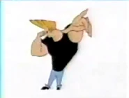 Johnny posing (again).