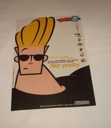 A magazine ad featuring Johnny Bravo.