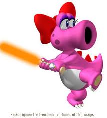 mario pink dinosaur