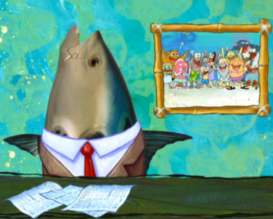 The Realistic Fish Head is a news anchor