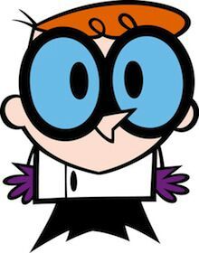 kid scientist cartoon