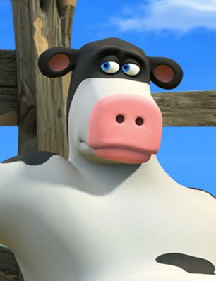 cow cartoon characters