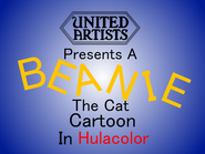 Beanie The Cat Opening Title Card (1933 - 1942)