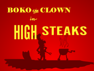 High Steaks Title Card