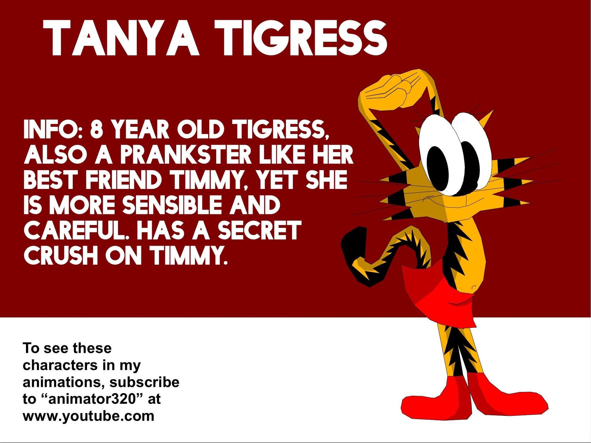 Tanya Tigress | CartoonMania320 Wiki | Fandom