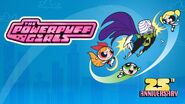 The Powerpuff Girls's horizontal HBO Max cover (25th Anniversary edition)