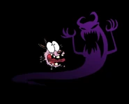 Courage in Cartoon Network's 20th anniversary music video