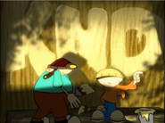 CN City Bumper where Numbuh 1 bosses Numbuhs 2 and 4 around while they are painting