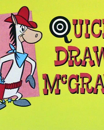 The Quick Draw Mcgraw Show The Cartoon Network Wiki Fandom Learn how to draw cartoon network characters pictures using these outlines or print just for coloring. the quick draw mcgraw show the