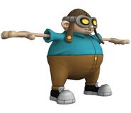 Numbuh 2's model from Cartoon Network: Punch Time Explosion XL
