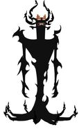 Aku's creepy costume (Samurai Jack)