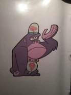 BoskotheGorillaconcept art.jpeg (15 KB) A concept art of Boskov originally meant to be a gorilla known as Bosko.