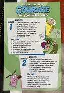 The Complete Series DVD set pamphlet showing the episodes from Seasons 1 and 2