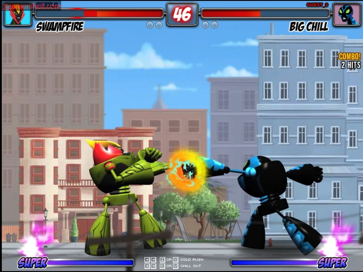 A cartoon Network fighting game