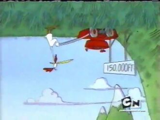 A broadcast of Lawnmower Chicken from Cow and Chicken on January 26th, 2006