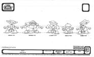 Sector V model sheet