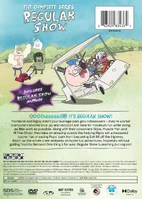 The movie's mention on the back cover of the American version of Regular Show's Complete Series DVD set